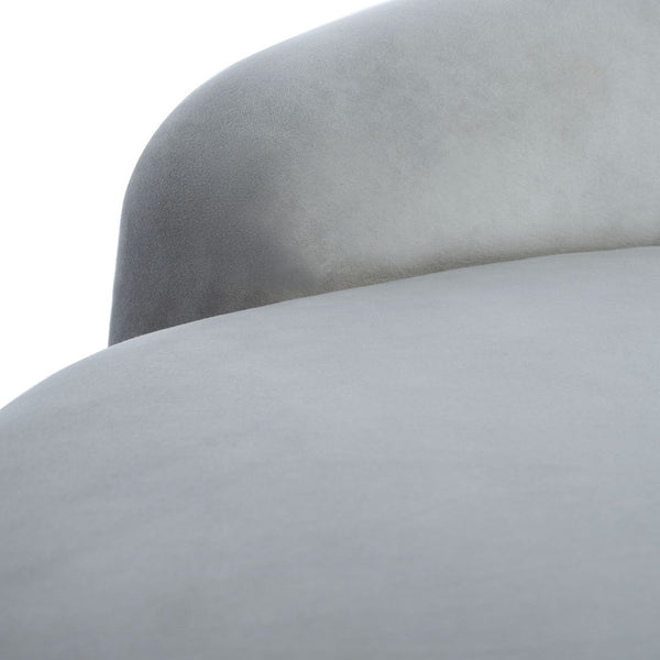 Evangeline Velvet Parisian Sofa - Luxurious Couture Design with Sculptural Elegance for Living Spaces