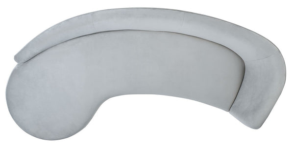 Evangeline Velvet Parisian Sofa - Luxurious Couture Design with Sculptural Elegance for Living Spaces