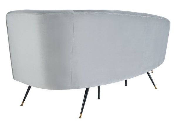 Evangeline Velvet Parisian Sofa - Luxurious Couture Design with Sculptural Elegance for Living Spaces