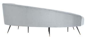 Evangeline Velvet Parisian Sofa - Luxurious Couture Design with Sculptural Elegance for Living Spaces