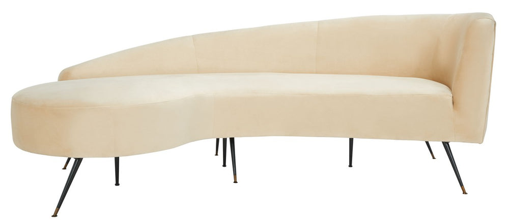 Safavieh Evangeline Velvet Parisian Sofa SFV2101F