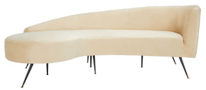 Safavieh Evangeline Velvet Parisian Sofa SFV2101F