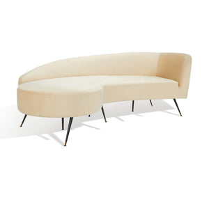 Safavieh Evangeline Velvet Parisian Sofa SFV2101F