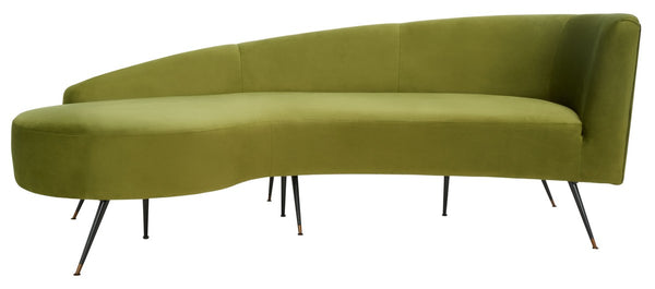 Safavieh Evangeline Velvet Parisian Sofa SFV2101G