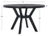 Safavieh Luis Round Wood Dining Table SFV2106B-2BX