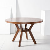 Safavieh Luis Round Wood Dining Table SFV2106D-2BX