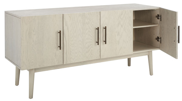 Safavieh Doderick Mid-Century Media Stand SFV2114A White Wash