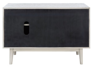 Safavieh Elissa Mid-Century Small Media Stand SFV2116A White Wash