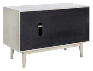 Safavieh Elissa Mid-Century Small Media Stand SFV2116A White Wash