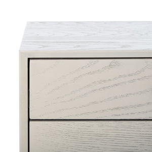 Safavieh Elissa Mid-Century Small Media Stand SFV2116A White Wash