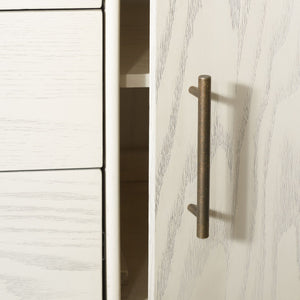 Safavieh Elissa Mid-Century Small Media Stand SFV2116A White Wash