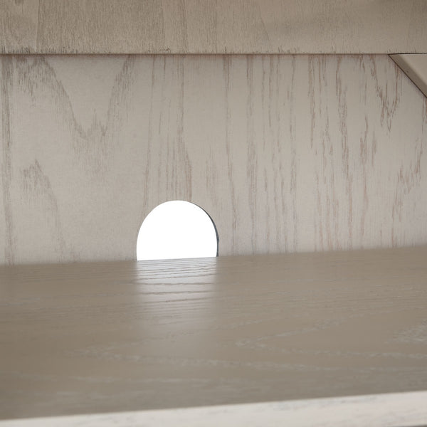 Safavieh Elissa Mid-Century Small Media Stand SFV2116A White Wash