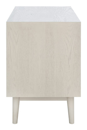 Safavieh Elissa Mid-Century Small Media Stand SFV2116A White Wash