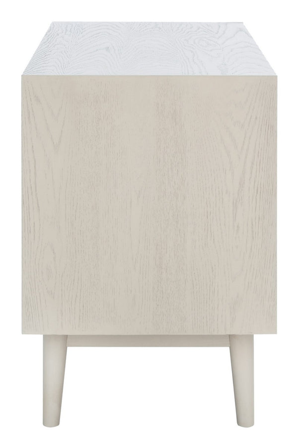 Safavieh Elissa Mid-Century Small Media Stand SFV2116A White Wash