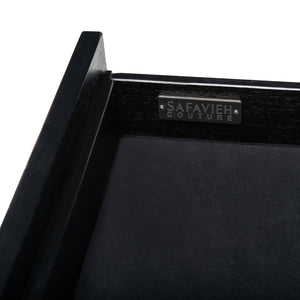 Elissa Mid-Century Small Media Stand Black