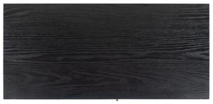 Elissa Mid-Century Small Media Stand Black