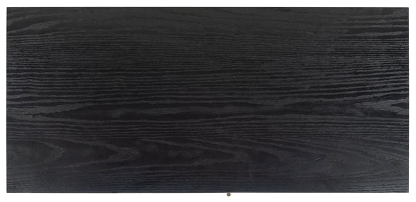 Elissa Mid-Century Small Media Stand Black