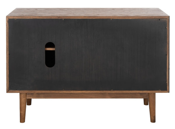 Safavieh Elissa Mid-Century Small Media Stand SFV2116C Medium Oak