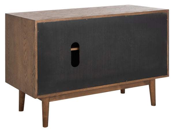 Safavieh Elissa Mid-Century Small Media Stand SFV2116C Medium Oak