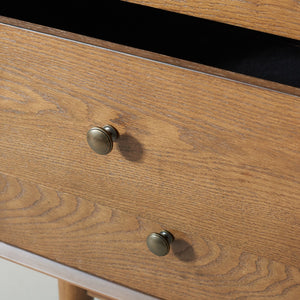 Safavieh Elissa Mid-Century Small Media Stand SFV2116C Medium Oak