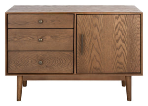 Safavieh Elissa Mid-Century Small Media Stand SFV2116C Medium Oak