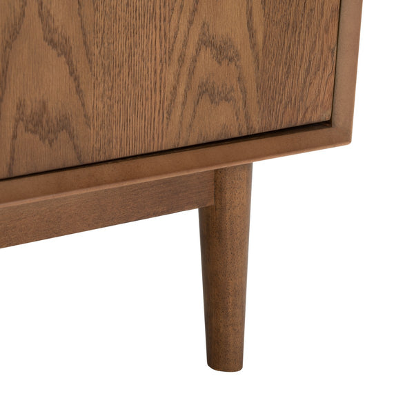 Safavieh Elissa Mid-Century Small Media Stand SFV2116C Medium Oak