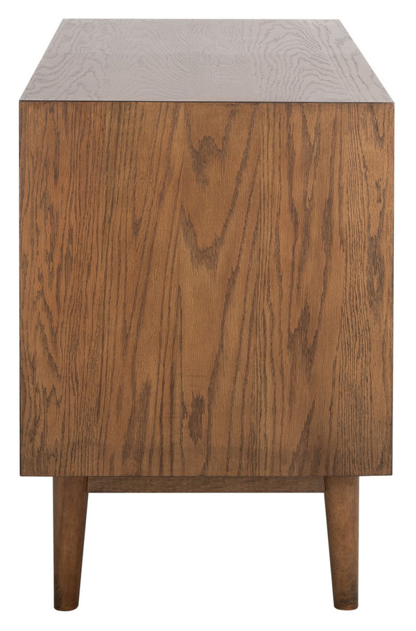 Safavieh Elissa Mid-Century Small Media Stand SFV2116C Medium Oak