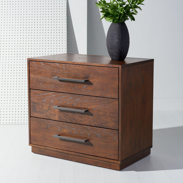 Safavieh Mallory 3 Drawer Nightstand SFV2119A