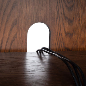 Mallory 4 Door Media Stand - Elegant Dark Brown Wood TV Stand with Ample Storage & Timeless Design