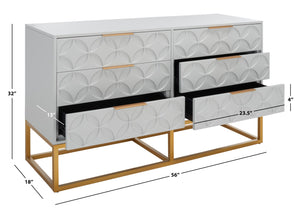 Safavieh Emelia 6 Drawer Dresser SFV2124D