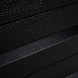 Safavieh Deirdra 3 Drawer Wood Chest Black Wood SFV2138B