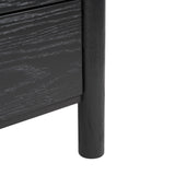 Safavieh Jaylessa Wood Nightstand Black Wood / Metal  SFV2148B