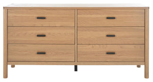 Safavieh Jaylessa Wood Dresser Natural Wood / Metal  SFV2149A