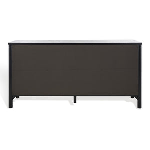 Safavieh Jaylessa Wood Dresser Black Wood / Metal  SFV2149B