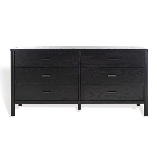 Safavieh Jaylessa Wood Dresser Black Wood / Metal  SFV2149B
