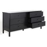 Safavieh Jaylessa Wood Dresser Black Wood / Metal  SFV2149B