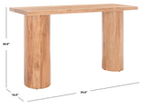 Safavieh Sanchez Elm Wood Console Table SFV2302A-2BX