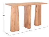 Safavieh Ryllae Elm Wood Console Table SFV2303A-2BX