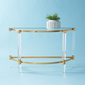 Anabelle Acrylic Console Table