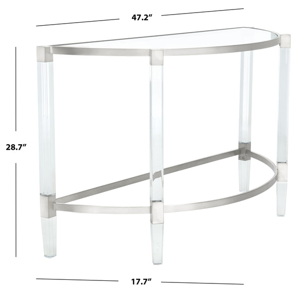 Anabelle Acrylic Console Table