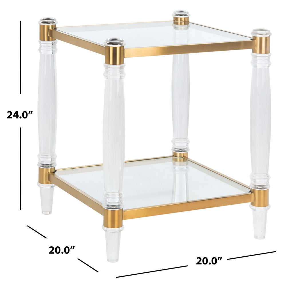 Isabelle Acrylic Accent Table