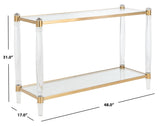 Isabelle Acrylic Console Table