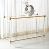 Isabelle Acrylic Console Table