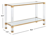 Angie Acyrlic Console Table