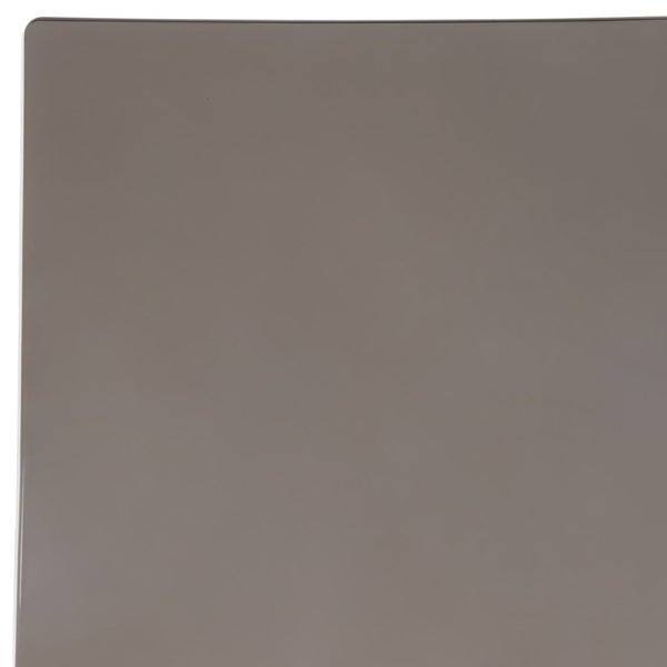 Bryant Glamorous Acrylic Counter Stool in Smoke Grey with Gunmetal Frame for Modern Interiors