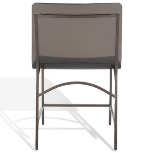 Bryant Acrylic Dining Chair Set of 2 - Glamorous Smoke Grey Design with Gunmetal Frame for Chic Décor
