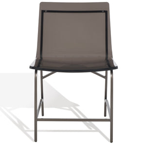 Bryant Acrylic Dining Chair Set of 2 - Glamorous Smoke Grey Design with Gunmetal Frame for Chic Décor