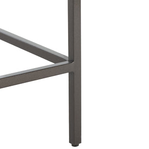 Bryant Acrylic Dining Chair Set of 2 - Glamorous Smoke Grey Design with Gunmetal Frame for Chic Décor