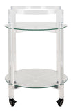 Jules 2 Tier Acrylic Bar Cart