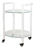 Jules 2 Tier Acrylic Bar Cart